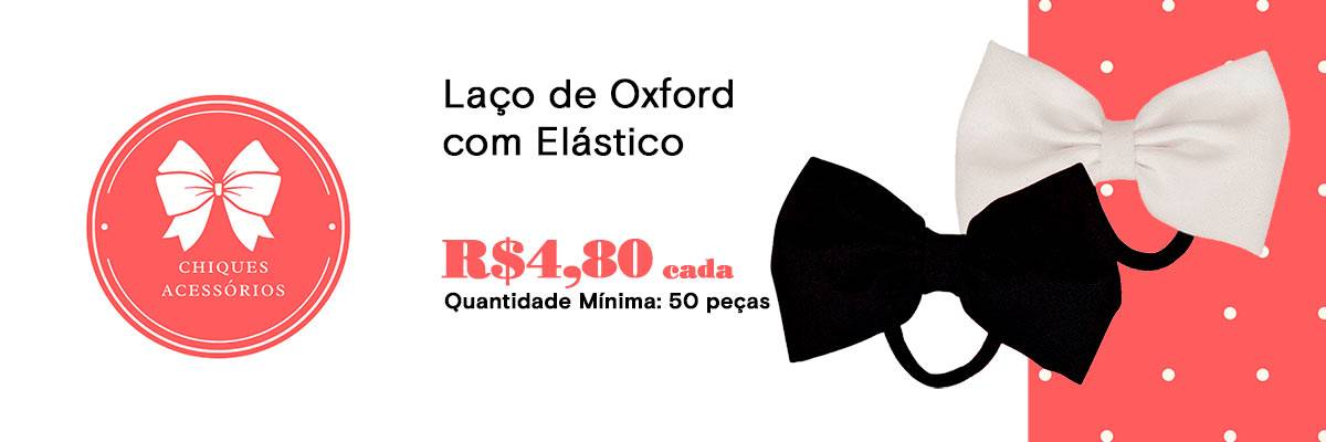 Laço de Oxford com Elástico - Chiques Acessórios